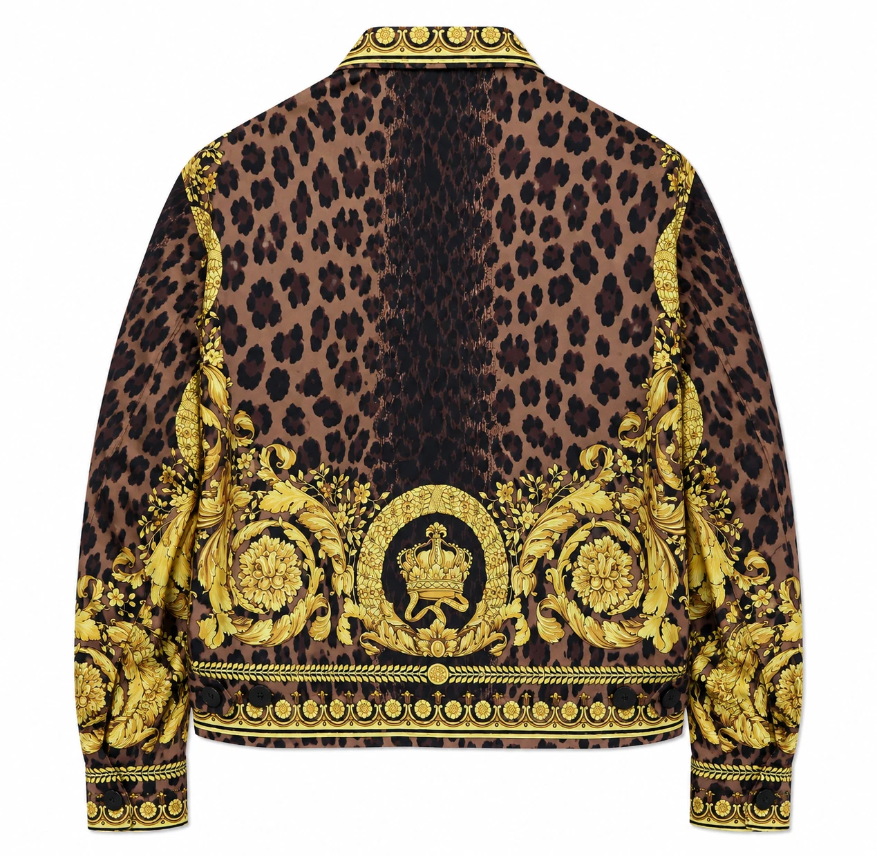 Versace Wild Baroc Print Blouson Jacket — Men's IT 48 (US 38) | New With Tags image 3