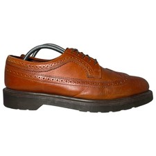 Dr Martens Men s Wingtip Brogue Dress Shoes Size 10 Brown Oxblood Lace-up 14147