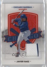2021 Panini Chronicles America's Pastime Swatches Javier Baez #11 11yw