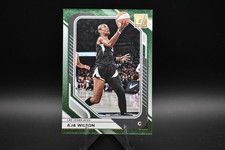 2026 Panini Donruss WNBA #60 A'ja Wilson Green Shimmer & Base Card MVP - LV Aces