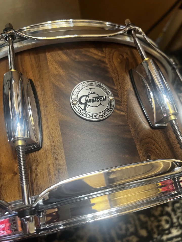 Gretsch 6.5" x 14" Full Range Walnut Stave Snare Drum - Natural - Image 2 of 4