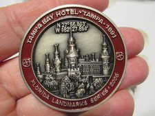 MACDONR  Mac University of Tampa Bay Hotel Florida Landmarks Geocoin Goose Coin