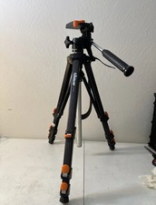 Vintage Albinar 9100 Kamerastativ schwarz mit Trageriemen erweiterbar 