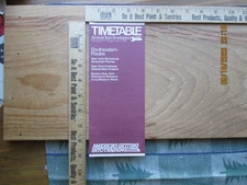 Amtrak train timetables Southeastern routes aug 2 1980