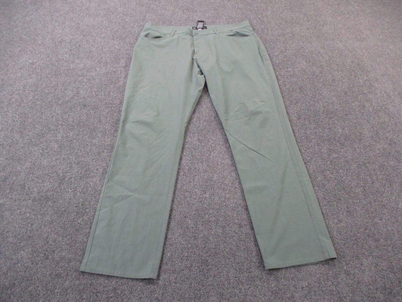 Travis Mathew Pants Men 38 Green Chino Performance Golf Stretch Preppy Classic