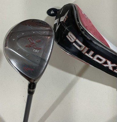 Tour Edge Exotics CB2 4W 4 Wood 16.5* X-Quad Stiff Flex Shaft 42.5''+headcover RH