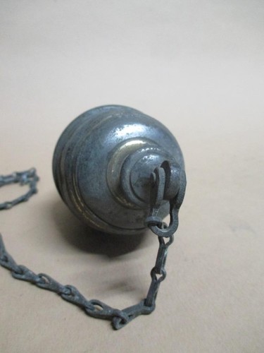 Oil lamp counterweight, single pulley, cast iron and brass, possibly Regency - Picture 6 of 9