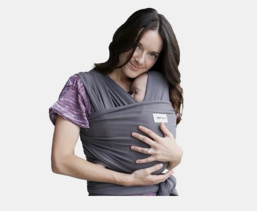 Sleepy Wrap Baby Carrier Sling Wrap Grey Newborn Infant