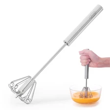 Newness Stainless Steel Whisk Blender for Home - Versatile Tool for Egg Beate...