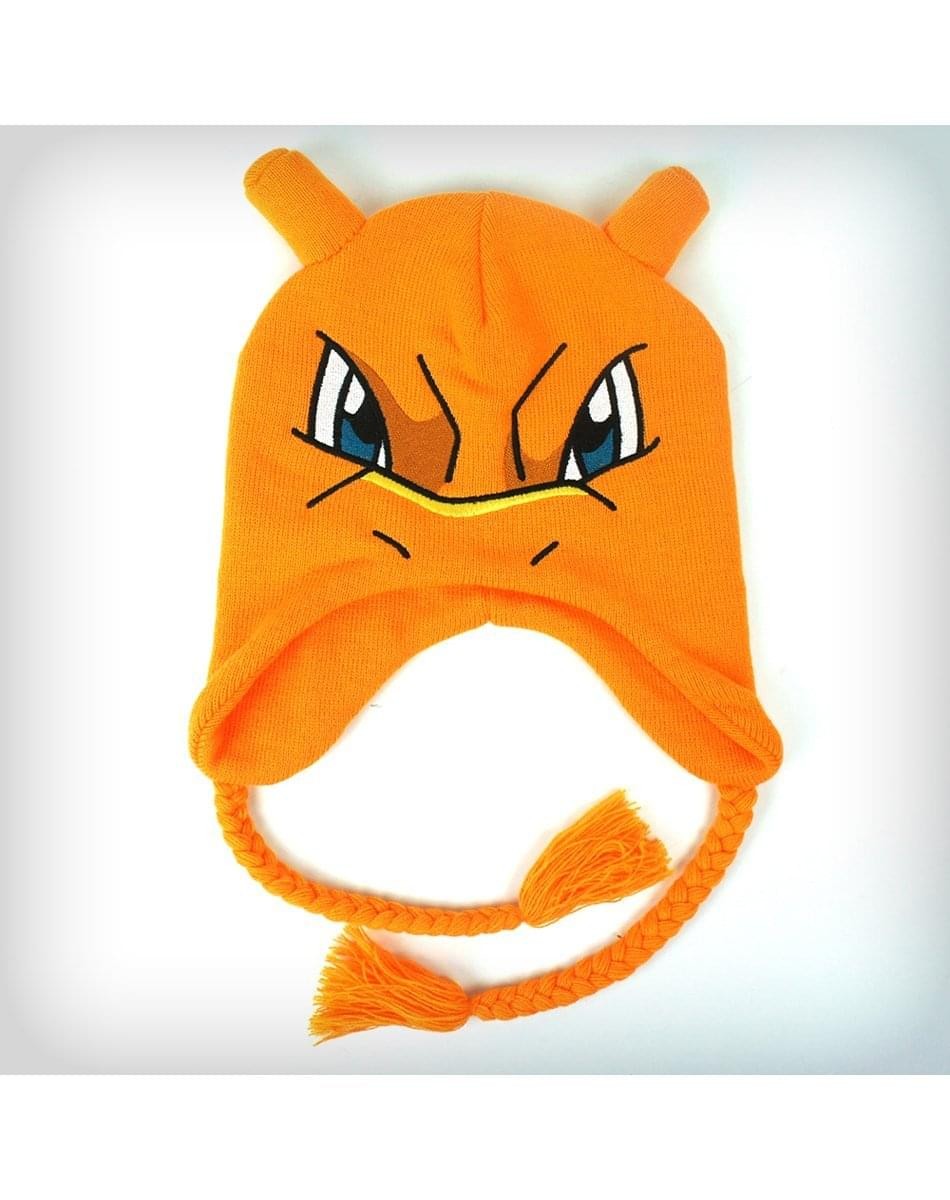 Pokemon Charizard Big Face Winter Beanie Hat One Size Fits All