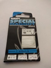 MIDDY SPECIAL MAGGOT HOOKS TO NYLON