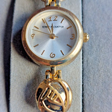 Rennie Mackintosh quartz watch, Art Nouveau, Gold tone bracelet, water resistant