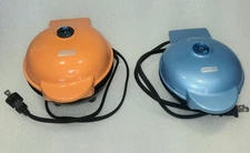 Dash Mini Snowflake Waffle Maker & Mini Pie Maker Kitchen Set of 2 Non-Stick 4"