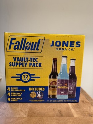 Fallout Jones Soda Vault-Tec Supply 12 Pack - Limited Edition Costco Exclusive