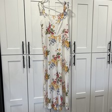 Reformation Ray Floral Jumpsuit Women  s 8 Tie Strap Preppy Easter Spring Cottage