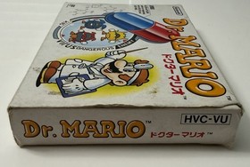 Dr Mario (1990, Nintendo Famicom) COMPLETE w/ Box, Manual, Cartrg ~ JAPAN Import