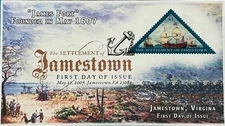 BDAOCITW KSC Cachets 4136 Jamestown James Fort Founded in 1607 