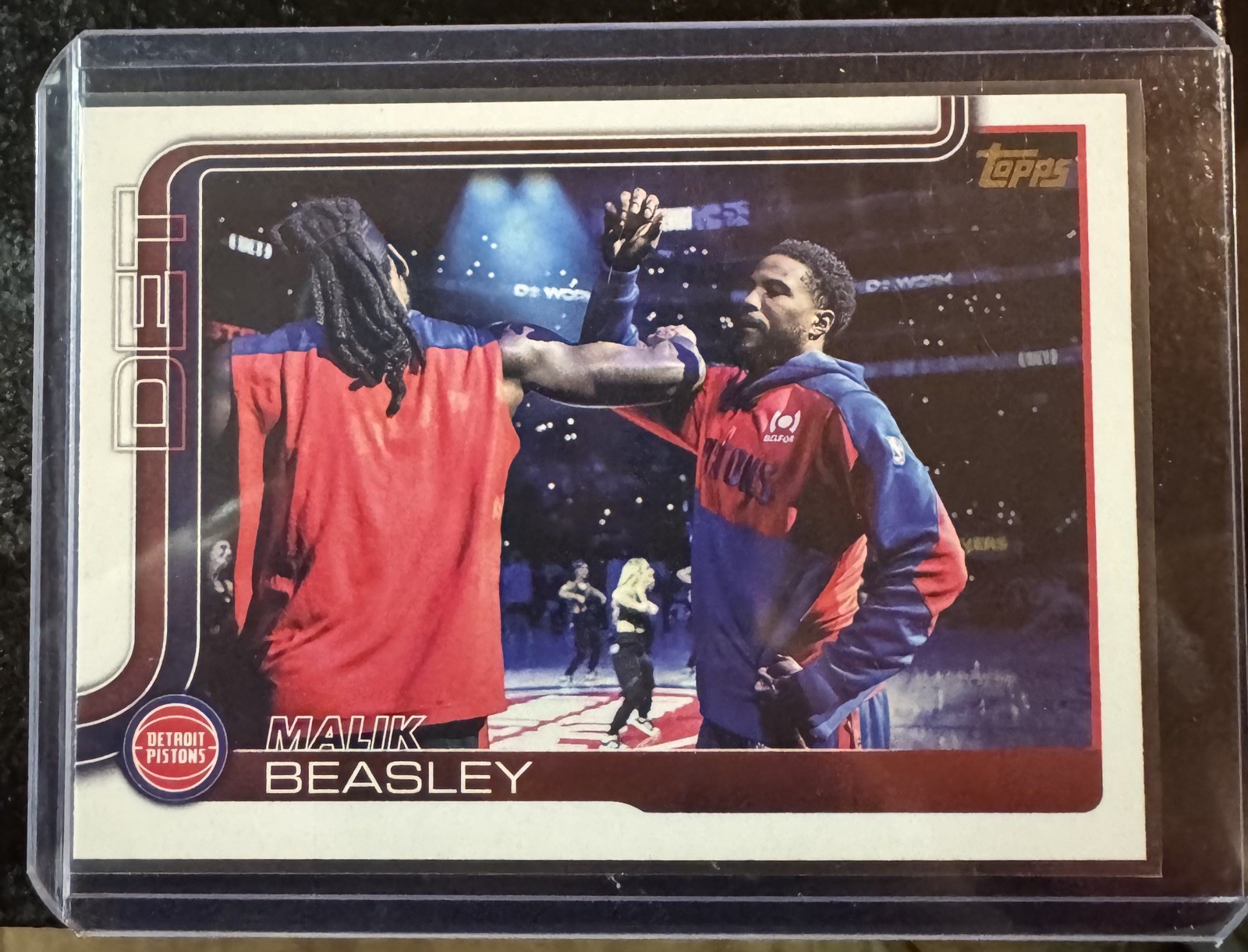 2025-26 Topps Malik Beasley Golden Mirror Image Variations SSP #43 Detroit