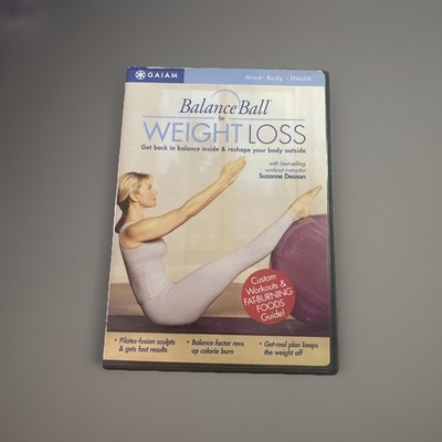 Gaiam Balance Ball for Weight Loss DVD (2005) Suzanne Deason cert E