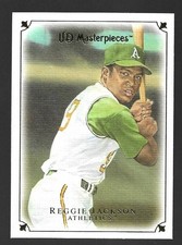 REGGIE JACKSON 2007 Upper Deck Masterpieces Card #89 OAKLAND A'S Free Shipping