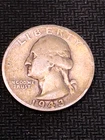 1943 S Mint Washington Quarter 25 cents United States 25C in VG condition L#1137