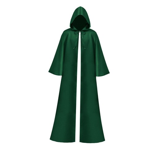 Halloween Long Cape Cape Witch Cape Long Hooded for Vintage Gathering - Picture 10 of 10