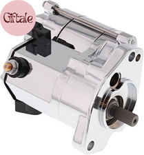 Starter Motor 1.7KW Chrome for Harley Big Twin Cam