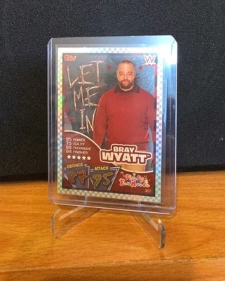 The Fiend BRAY WYATT WWE Slam Attax 2021 Topps Let Me In Foil Card Insert # 367