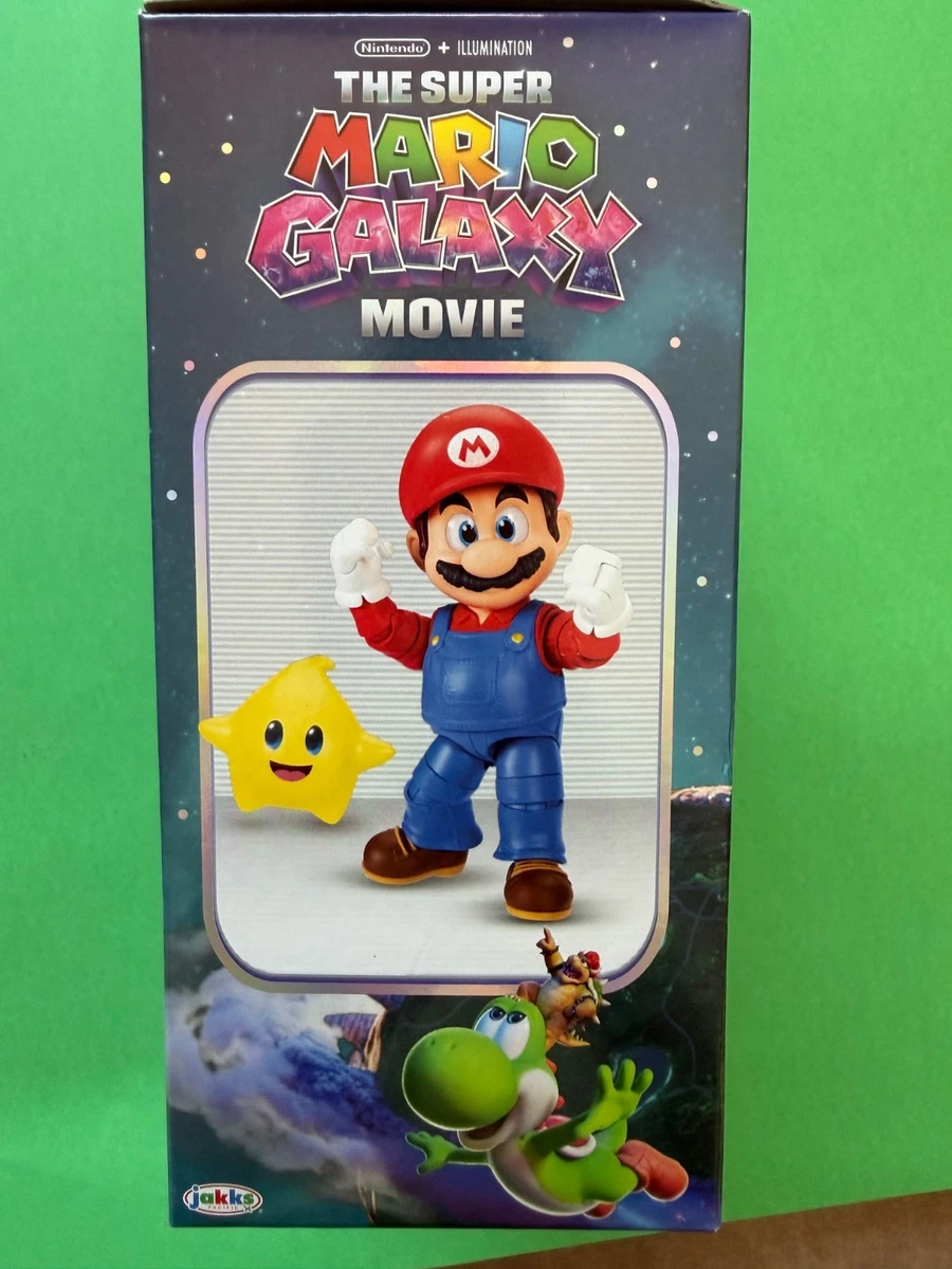 Super Mario Galaxy Movie – Figura Mario com Luma Amarela – Jakks Pacific