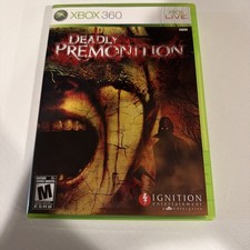 CIB Deadly Premonition Microsoft Xbox 360 2010 Horror Manual and disk VG+