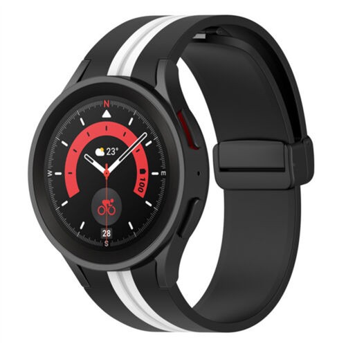 For Samsung Galaxy Watch 4 / 5 40mm 44mm / 5 Pro 45mm Strap Silicone Band - Picture 33 of 42