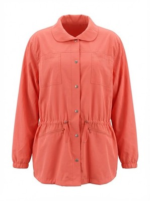 NWT Liz & Me Women's Jacket Lightweight Full Zip Pink/Coral Size 1X