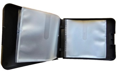 Vintage Laserline/Avery 24 CD DVD Storage Case Organizer PVC Soft Sleeves