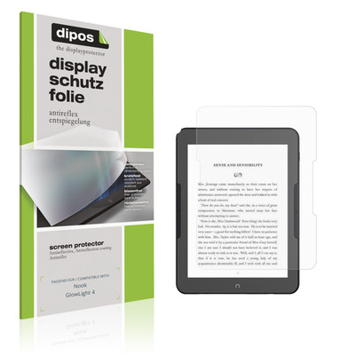 2x Schutzfolie matt für Nook GlowLight 4 Displayschutzfolie Folie Display