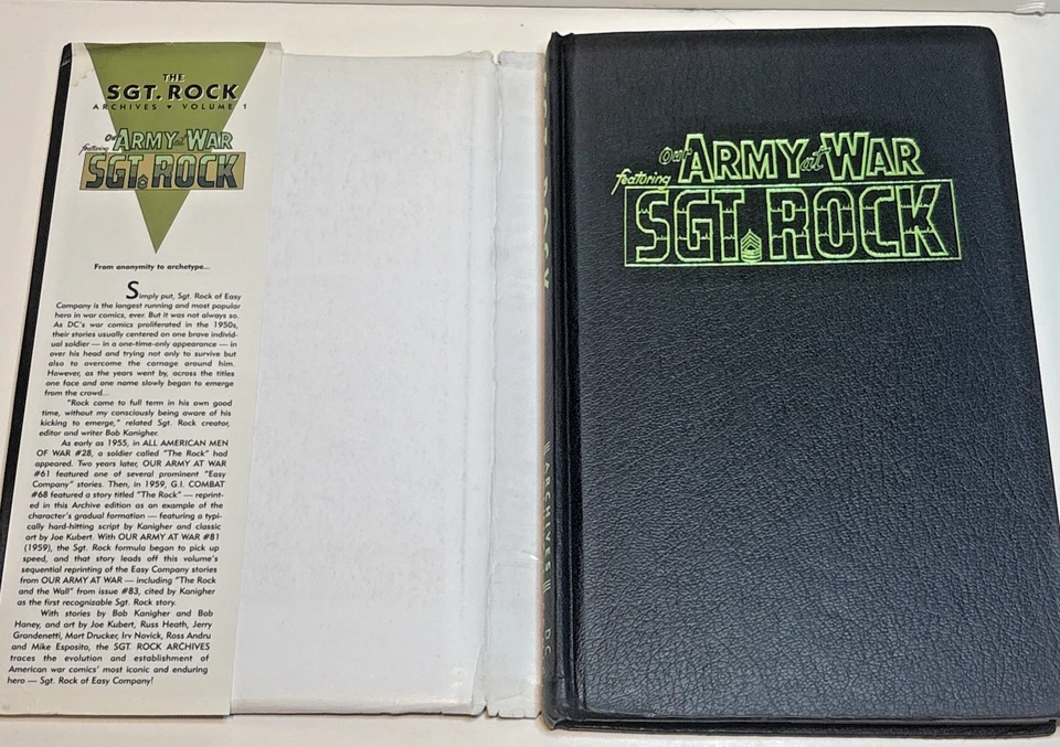 THE SGT. ROCK Archive Editions Vol 1 HC DC Comics OOP First Printing ACCEPTABLE - Image 4 of 4