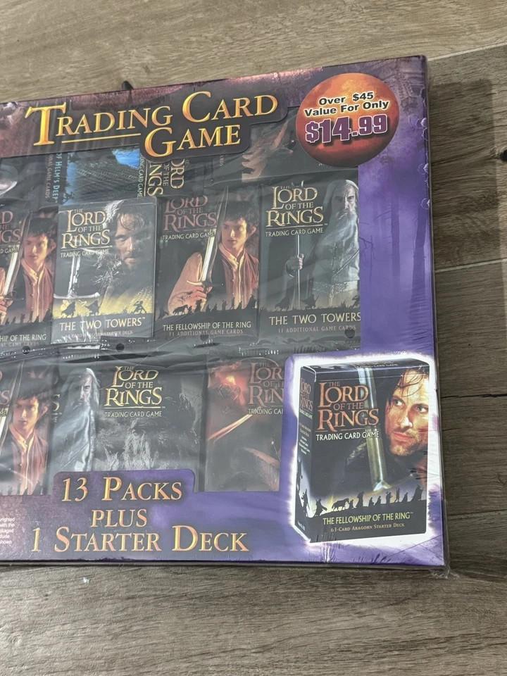 Lord of the Rings Trading Card Game, 13 Packs Plus 1 Starter Deck - New/Sealed - Image 3 of 4
