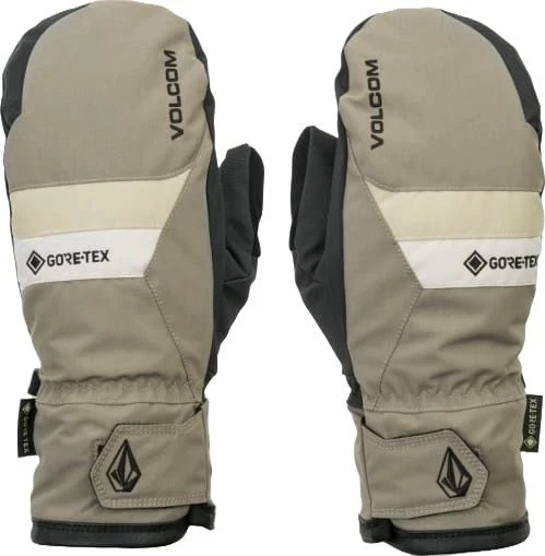 Volcom Stay Dry Gore-Tex Men's Winter Mittens, Military, X-Large