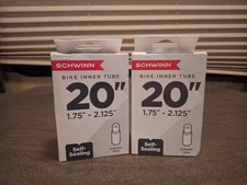 Schwinn 20" Inch Inner Tube 1.75 - 2.125 Rubber for Bicycle Bike Tires Self Seal
