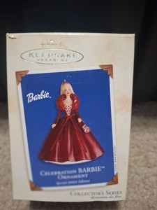 HALLMARK 2002 CELEBRATION BARBIE KEEPSAKE CHRISTMAS ORNAMENT QX18163 [CHR11]