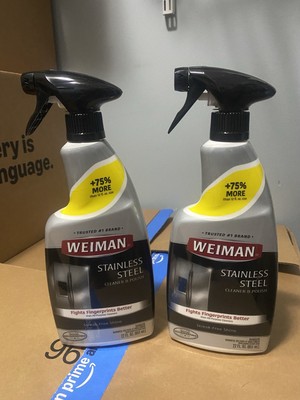 Weiman Stainless Steel Appliance Cleaner and Polish (2 pack)