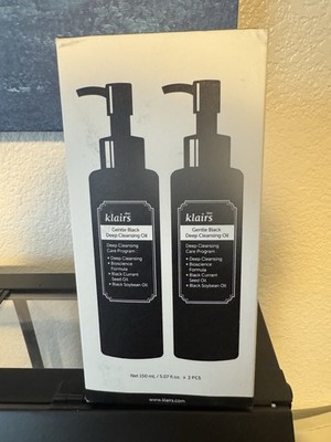 (US Seller) Dear, Klairs, Gentle Black Deep Cleansing Oil 5.07 fl oz - 2 Pack