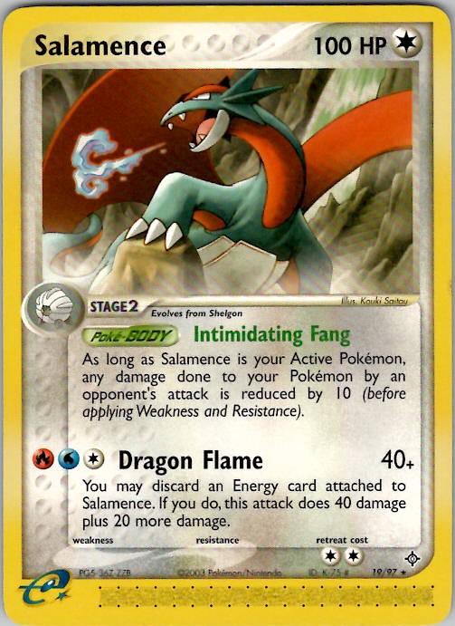 Salamence EX Dragon 19/97 NM