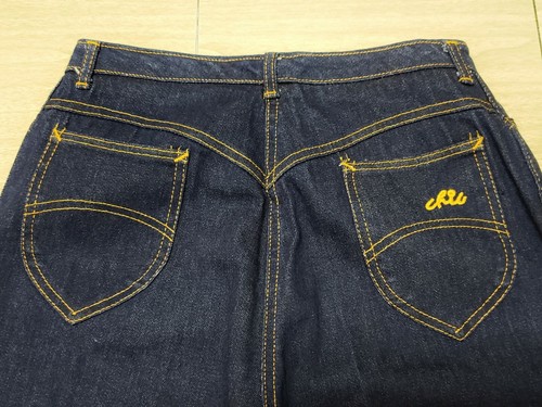 Vtg 80's Chic Jeans Regular Straight Leg Dark Wash Womens Sz 28x28 - Picture 5 of 10