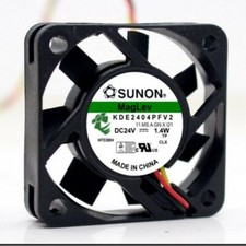 SUNON KDE2404PFV2 4010 4CM 24V 1.4W 3-wire Mute Inverter Fan