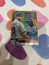 Pete Alonso 2022 Donruss Optic Baseball Diamond Kings Lime Green Prizm #18 Mets