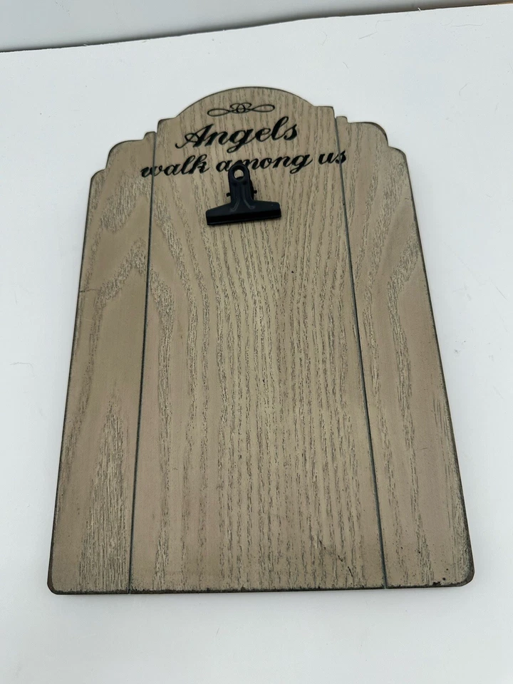 Portapapeles Decorativo Colección Hearthside “Angels Walk Among Us” Usado en Excelente Condición Foto 2 de 4