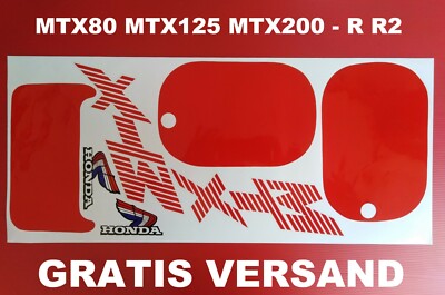 HONDA MTX80 R2 MTX125 MTX200 MTX 80 125 200 R R2 DECAL SET - FREE SHIPPING
