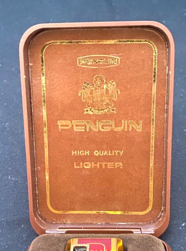 BEAUTIFUL VTG JAPANESE PENGUIN FRIEDE II LIGHTER w/ORIGINAL BEAUTIFUL VTG JAPANESE PENGUIN FRIEDE II LIGHTER w/ORIGINAL