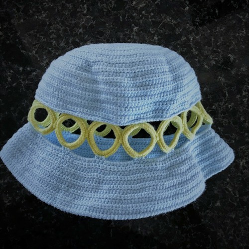 Yellow Bucket Style Hat sz M ECU | eBay