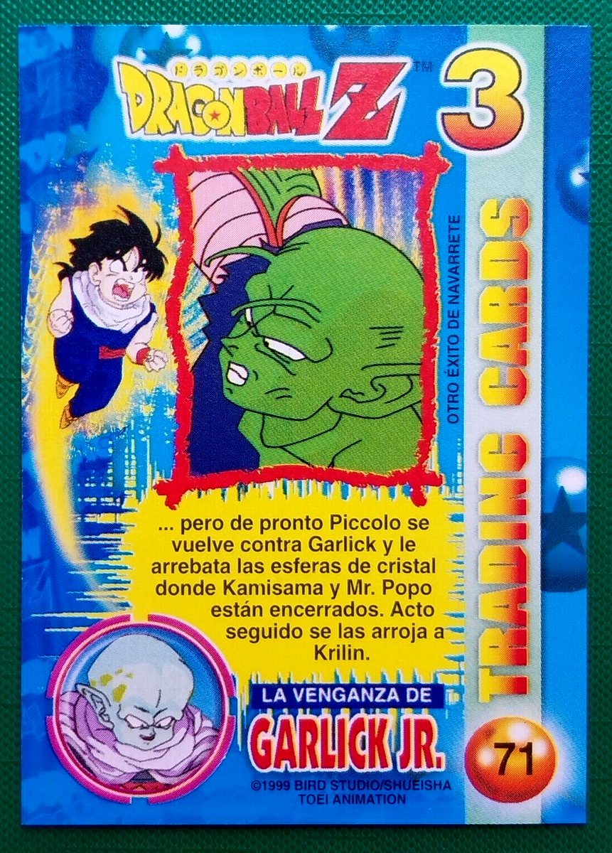 1999 DRAGON BALL Z3 #071 GARLIC JR. VS PICCOLO NAVARRETE PERU